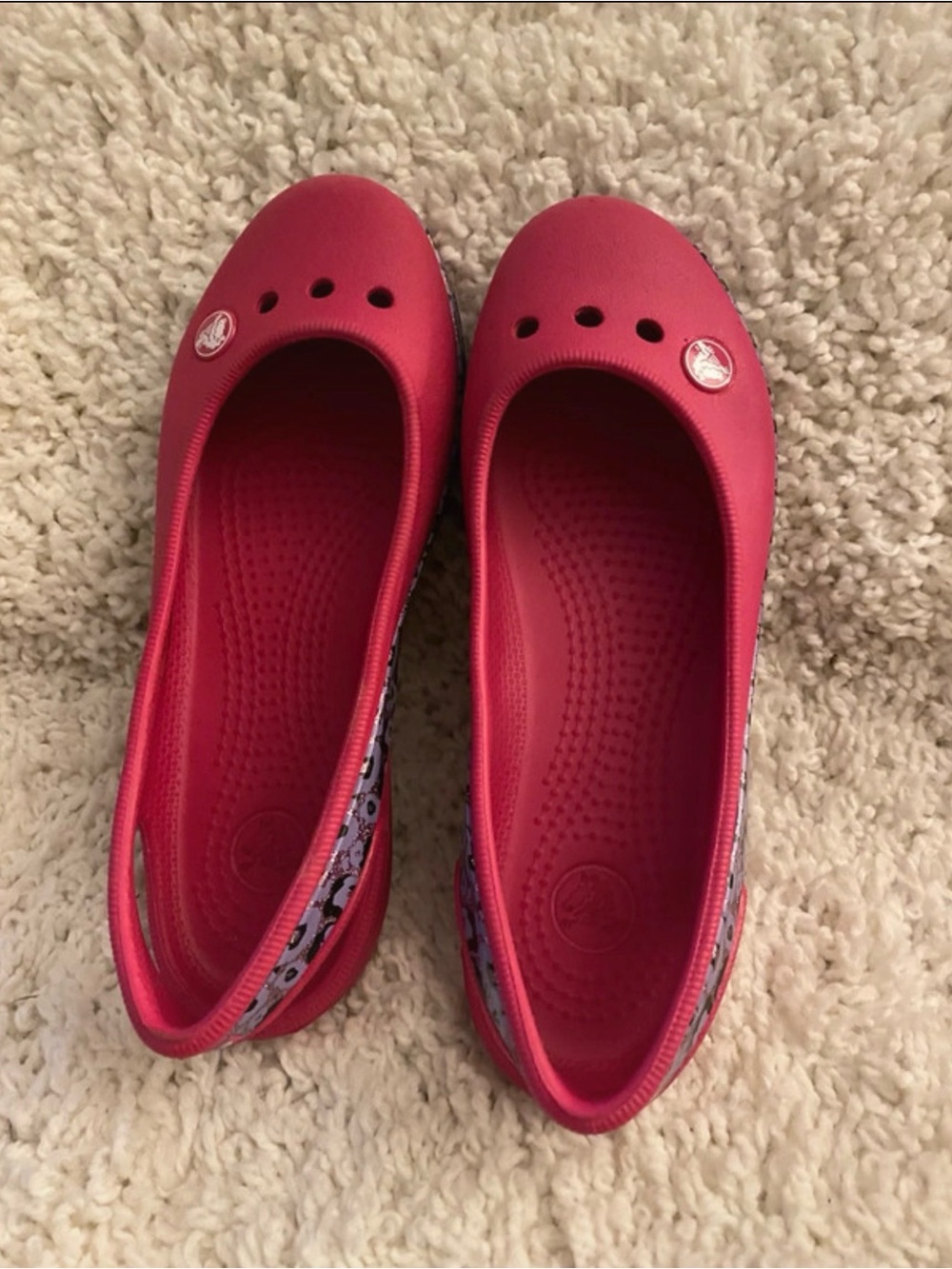 CROCS Hot Pink Slip-On Clog
